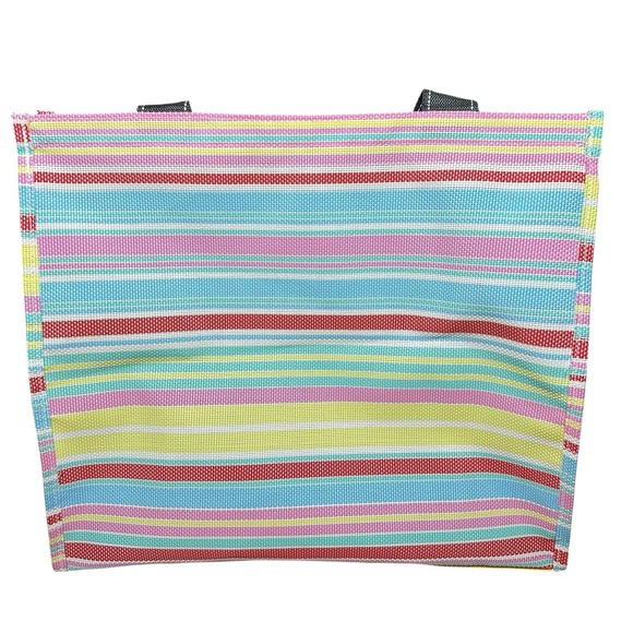 SCOUT Cold Shoulder Cooler Tote Ripe Stripe Large Zip Top Beach Picnic Bag - Picture 3 of 7